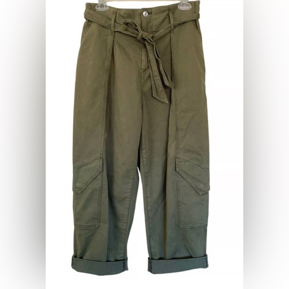 Edwin Pants - Edwin barrel pants size 27 Olive Green womens Cargo Pants. A53